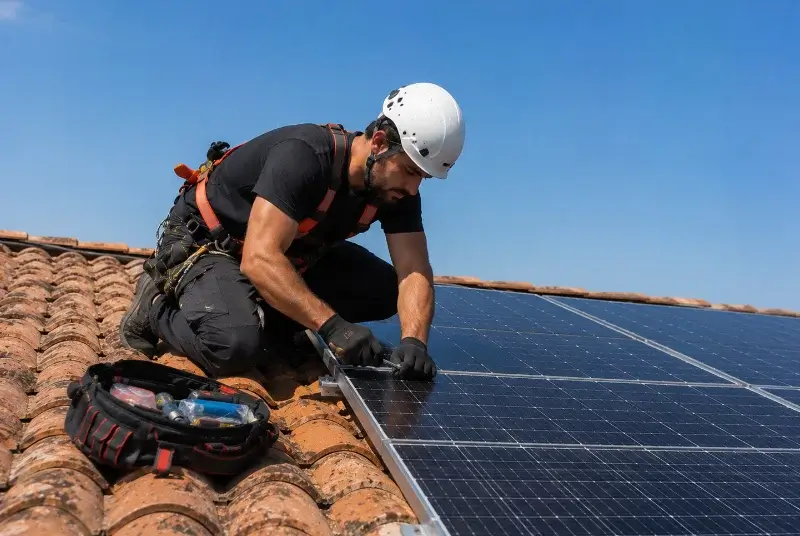 Maintenance et monitoring de panneaux solaires à Bernay-Saint-Martin